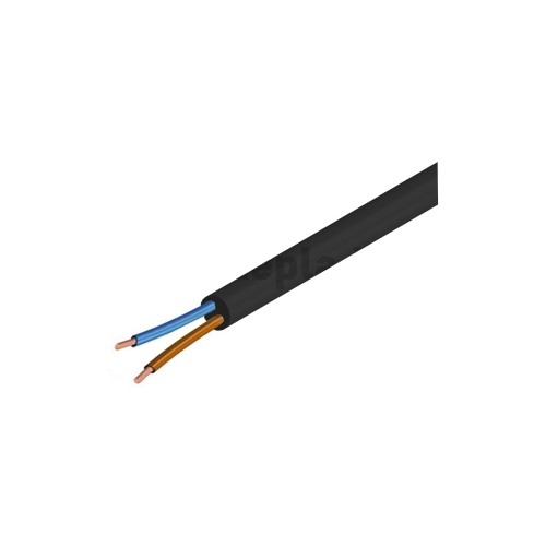 CAVO SIMILGOMMA 2X1 NERO H05VV-F