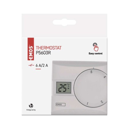 Termostato Manuale - Controllo Semplice e Preciso Casa | Emos P5603