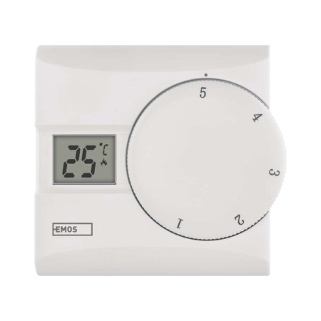Termostato Manuale - Controllo Semplice e Preciso Casa | Emos P5603