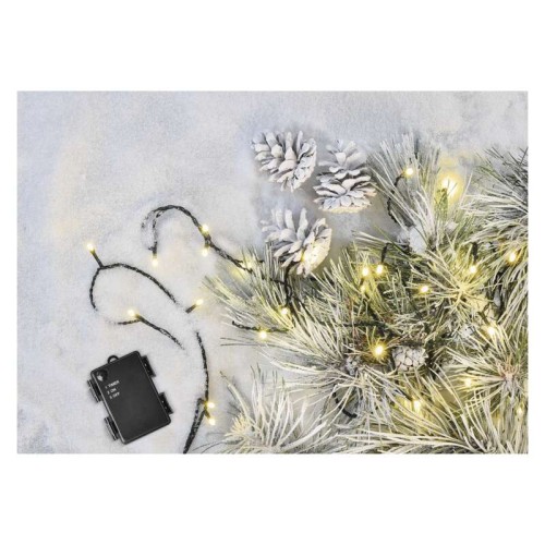 Catena Luminosa LED 40 Luci Calde,...