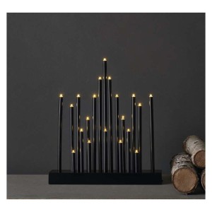 Candelabro 20 LED Nero Luce... 2