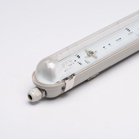 PLAFONIERA STAGNA PER 1 TUBO LED 60CM CABLATA IP65