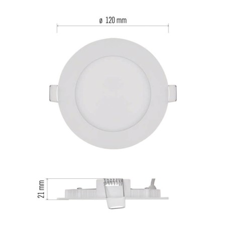 PANNELLO LED 7W 3000k 450LM NEXXO EMOS ZD1124