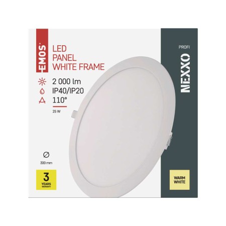 PANNELLO LED 25W 3000K 2000LM NEXXO EMOS ZD1154
