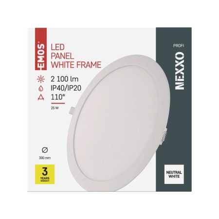 PANNELLO LED 25W 4000k 2100LM NEXXO EMOS ZD1155