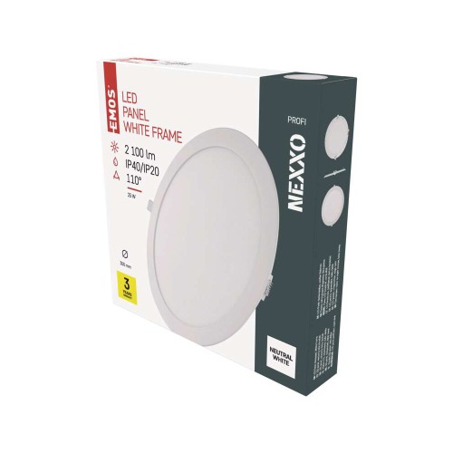 PANNELLO LED 25W 4000k 2100LM NEXXO...