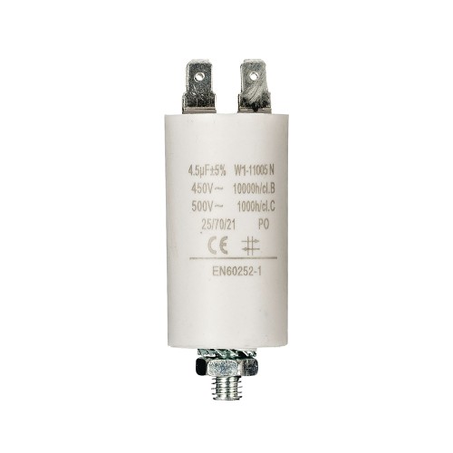 CONDENSATORE 4,5 uF 450V DIMENSIONE 30X57MM