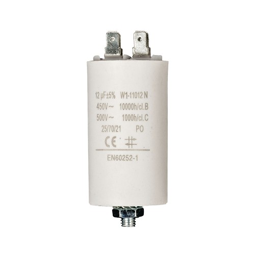 CONDENSATORE 12 uF 450V DIMENSIONE 40X70MM