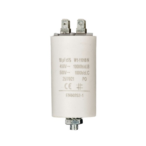 CONDENSATORE 18 uF 450V DIMENSIONE 40X70MM