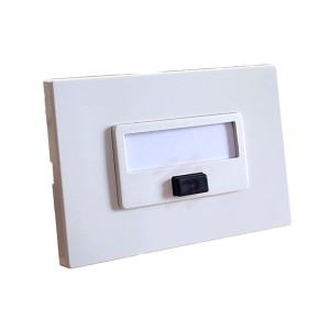 PULSANTE CON TARGHETTA E...