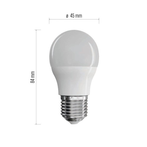 LAMPADINA LED SFERA 7.3W (60W) E27...