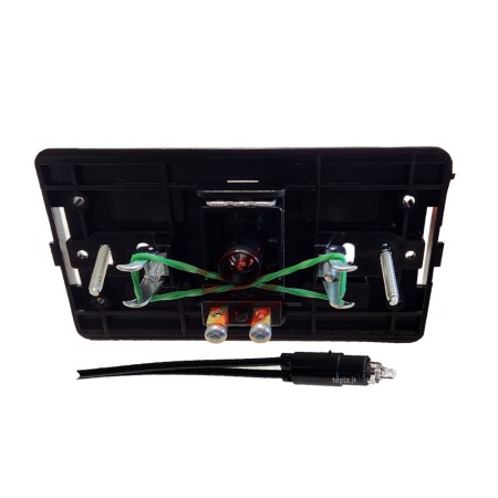 PULSANTE LUMINOSO CON TARGHETTA E PLACCA VENUS 7099.A