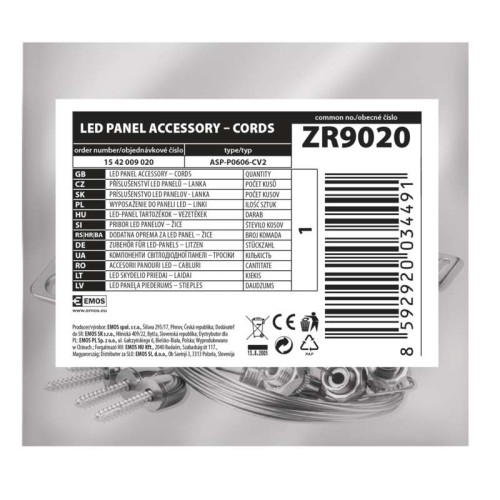 Fissaggio a scatto per pannelli LED...