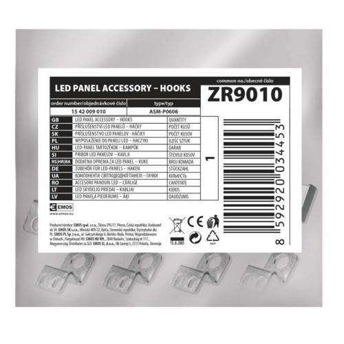 Ganci fissaggio a soffitto pannelli...