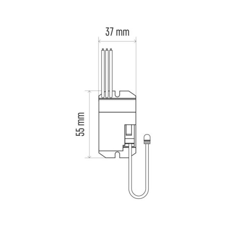 Sensore di Movimento PIR Compatto, Ideale per Cabine Armadio | Emos G1110