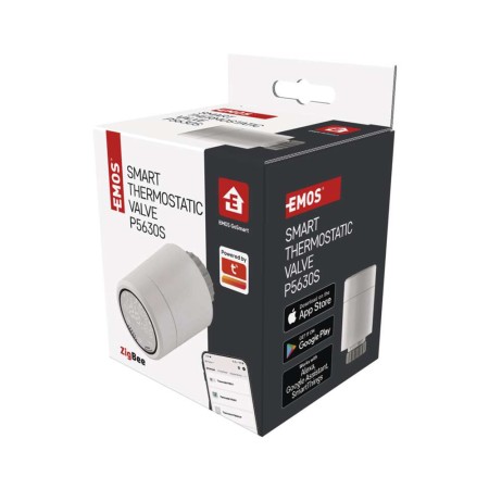 Valvola Termostatica Intelligente per Radiatori GoSmart EMOS P5630S | Controllo Smart e Risparmio Energetico