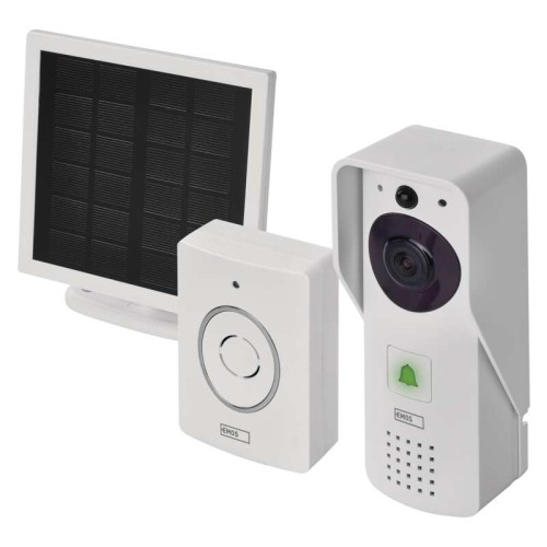 Video campanello senza fili ricarica solare WiFi GoSmart IP-09D EMOS H4030