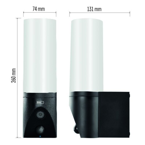 Lampada Telecamera Esterno WiFi EMOS...