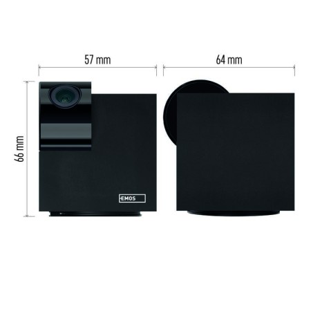 Telecamera WiFi Smart EMOS IP-110 CUBE 3MP con Movimento PTZ e Audio Bidirezionale | EMOS H4061