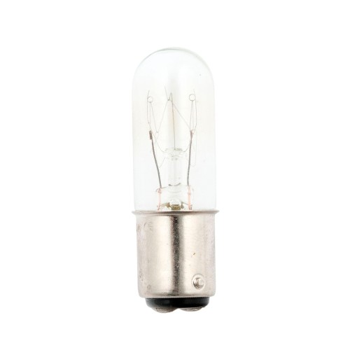 LAMPADINA TUBOLARE BA15D 24V 15W 16X54 SEGNALETICA