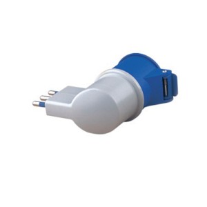 Adattatore Industriale Spina 16A a Presa 2P+T 220V | Ecova 20552