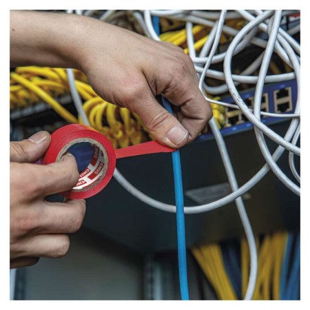 Nastro Isolante PVC 15mm x 10m - Confezione 10 Rotoli Colori Assortiti | Emos F615992