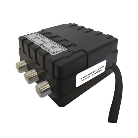 Alimentatore per Amplificatori Antenna 12V 200mA 2 Uscite | Elettronica Cusano AL200/2