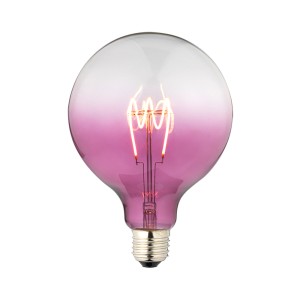 Lampadina LED globo D125 viola sfumata, dimmerabile 2