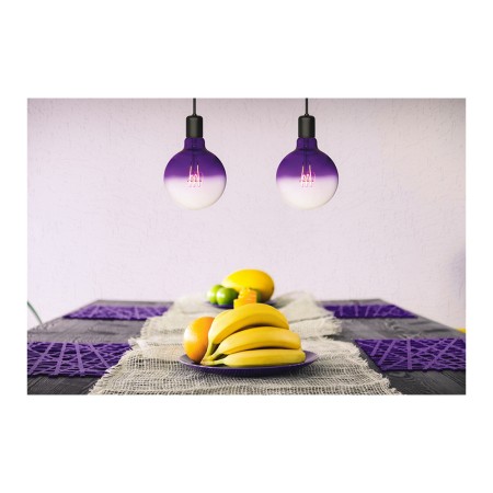 Lampadina LED Decorativa Viola Sfumata Globo D125 4W 140lm Dimmerabile