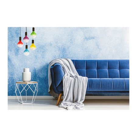 Lampadina LED Decorativa Viola Sfumata Globo D125 4W 140lm Dimmerabile