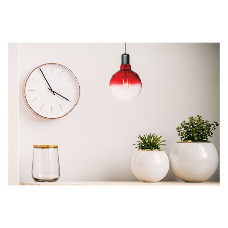 Lampadina LED Decorativa Rossa Sfumata Globo D125 4W 140lm Dimmerabile