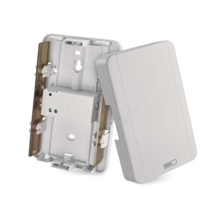 Campanello Due Toni DIN DON 230V | Suoneria Rettangolare Bianca | EMOS P57002