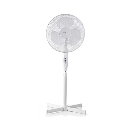 Ventilatore da terra 3 velocità d. 40 oscillante con altezza regolabile fino 1.20mt