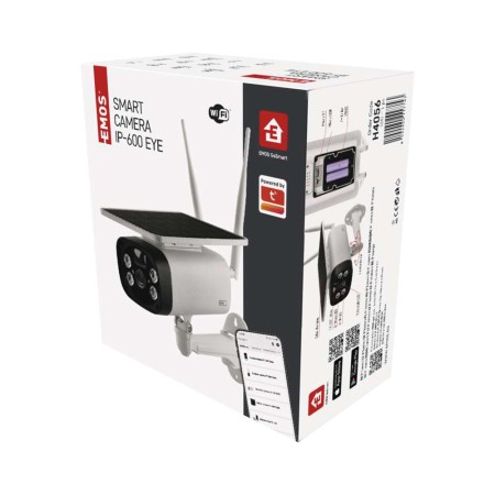 Telecamera Batteria GoSmart IP-600 EYE per Esterni con Wi-Fi e Pannello Solare | EMOS H4056