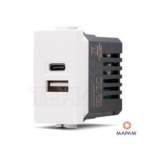 Presa doppia USB A+C JOY...