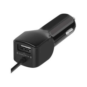 Caricabatterie da Auto 15W con Porta USB-A e Prolunga Micro USB - EMOS V0217
