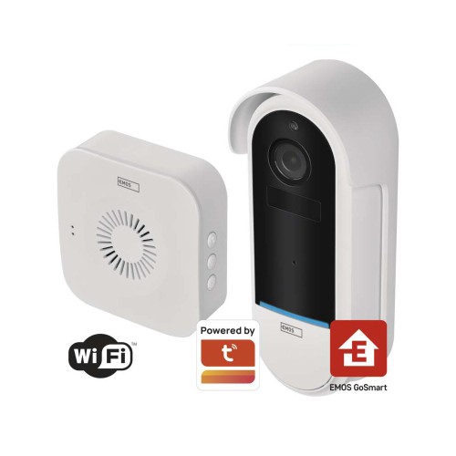 Video Campanello senza fili smart: Comunicazione Wireless e Sicurezza Domestica EMOS GoSmart IP-15S