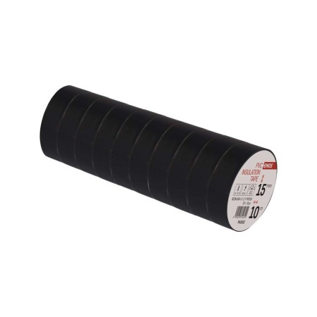 Nastro Isolante PVC Nero 15mm x 10m - Spessore 0.13mm | Emos F61512