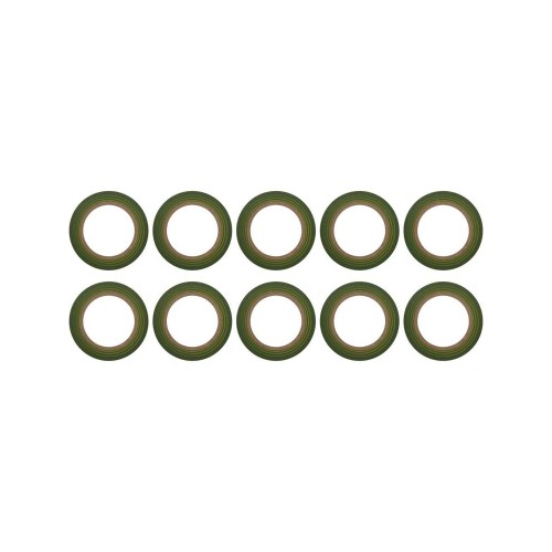 Nastro Isolante PVC Giallo-Verde 15mm...
