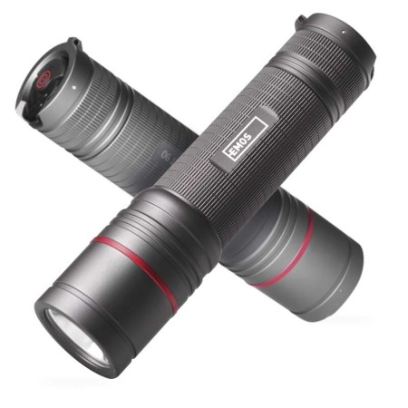 Torcia Ultibright 90 CREE XML2 U3 1200lm IP65 - Ricaricabile | EMOS P3190