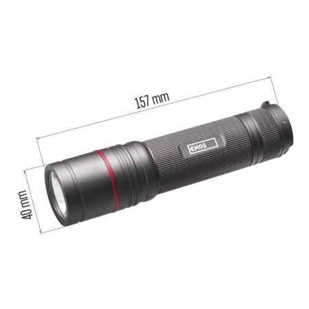 Torcia Ultibright 90 CREE XML2 U3 1200lm IP65 - Ricaricabile | EMOS P3190