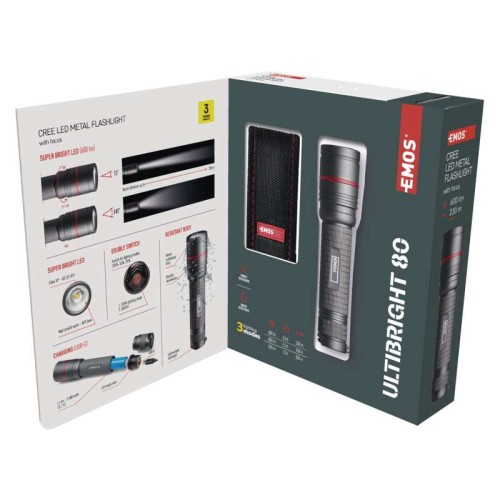 Torcia Ultibright 80 CREE XP-G3 S3...