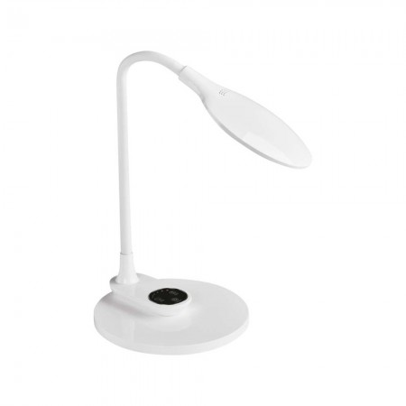 Lampada LED RUBY Bianca: Versatile, Dimmerabile e con Due Basi per Tavolo e Parete