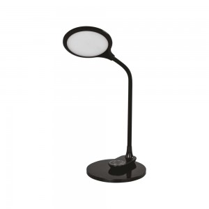 Lampada LED RUBY Nera: Versatile, Dimmerabile e con Due Basi per Tavolo e Parete Emos Z616W 2