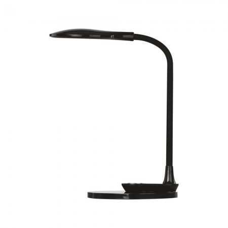 Lampada LED RUBY Nera: Versatile, Dimmerabile e con Due Basi per Tavolo e Parete