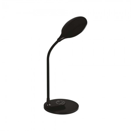 Lampada LED RUBY Nera: Versatile, Dimmerabile e con Due Basi per Tavolo e Parete