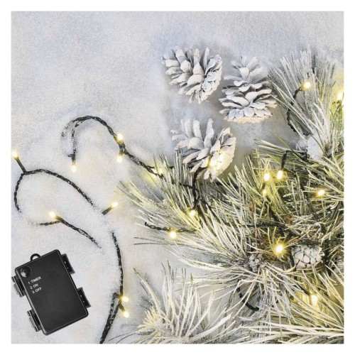 CATENA LUMINOSA 80 LED LUCI CALDA 5,6...