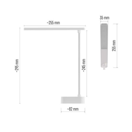 Lampada da Tavolo Ricaricabile Lucy Dimmerabile | Emos Z7626
