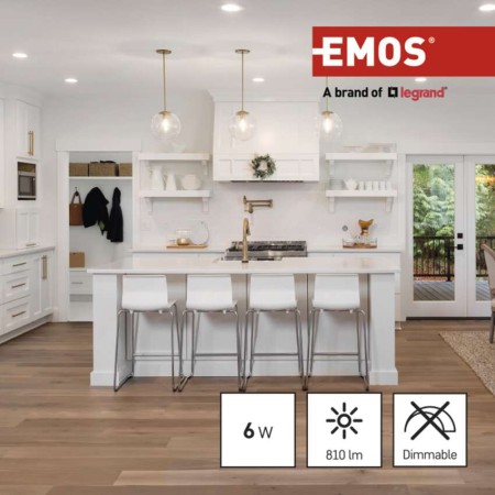 Lampadina LED Filamento Oliva E14 6W (60W) 2700K 610LM Finitura Chiara | Emos ZF3240